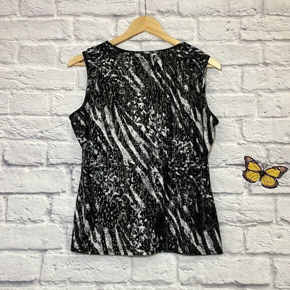 Brody Myles Waterfall Ruffle Sleeveless Top Size Unknown - Picture 5 of 8